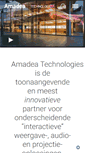 Mobile Screenshot of amadeatechnologies.com